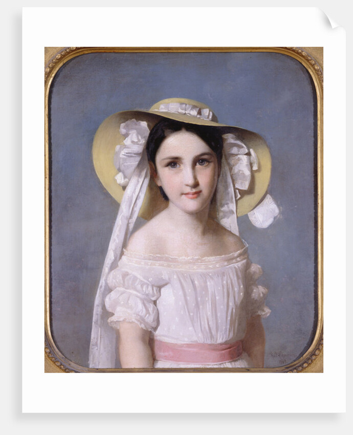 Portrait of Miss Emily Leo, 1849 by Wilhelm Auguste Rudolf Lehmann