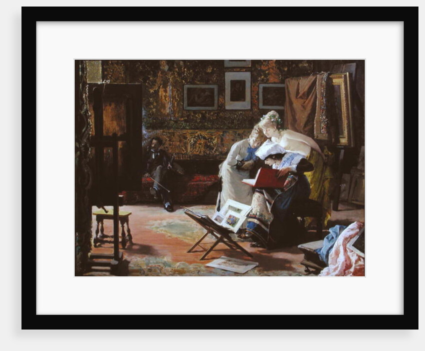 The Artist's Studio by Lorenzo Valles