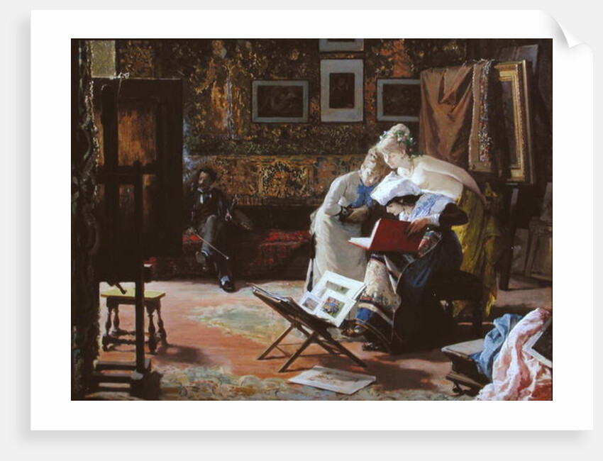 The Artist's Studio by Lorenzo Valles
