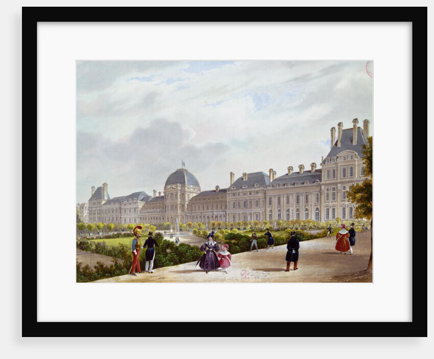 The Tuileries during the Restoration by French School
