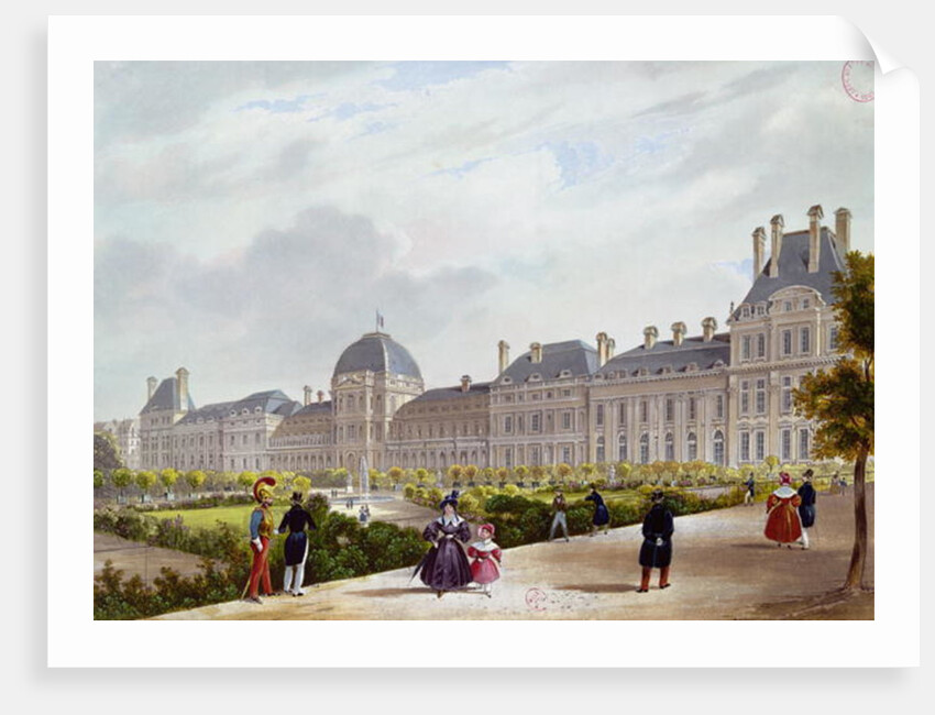 The Tuileries during the Restoration by French School
