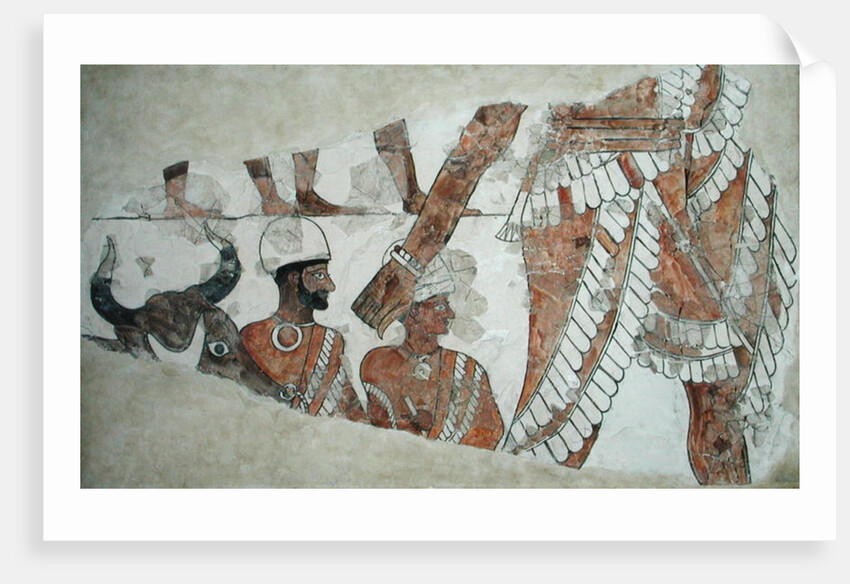 Investiture of the king by the goddess Ishtar by Mesopotamian Mesopotamian