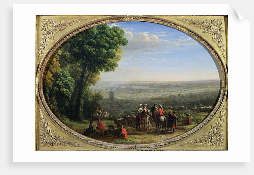 The Siege of La Rochelle by Louis XIII October 1628, c.1631 by Claude Lorrain
