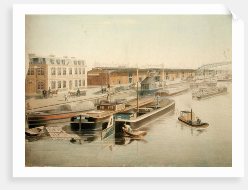 The Canal Saint-Martin by Jozefowicz