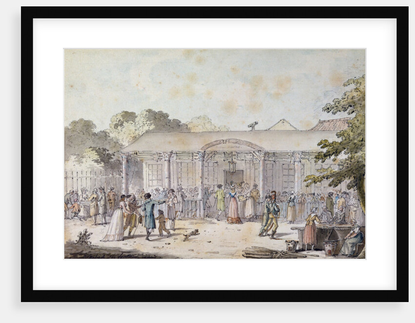 The Cafe Goddet, Boulevard du Temple, at the Time of the Consulat, 1799-1804 by Jacques Francois Joseph Swebach