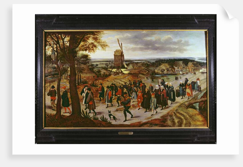 The Wedding Procession by Pieter the Younger Brueghel
