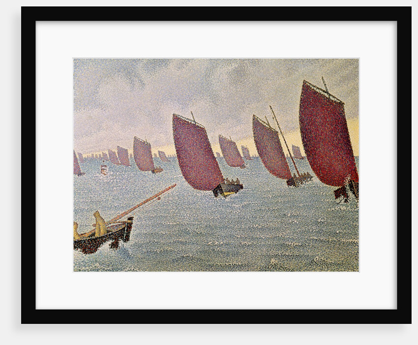 Breeze, Concarneau, 1891 by Paul Signac
