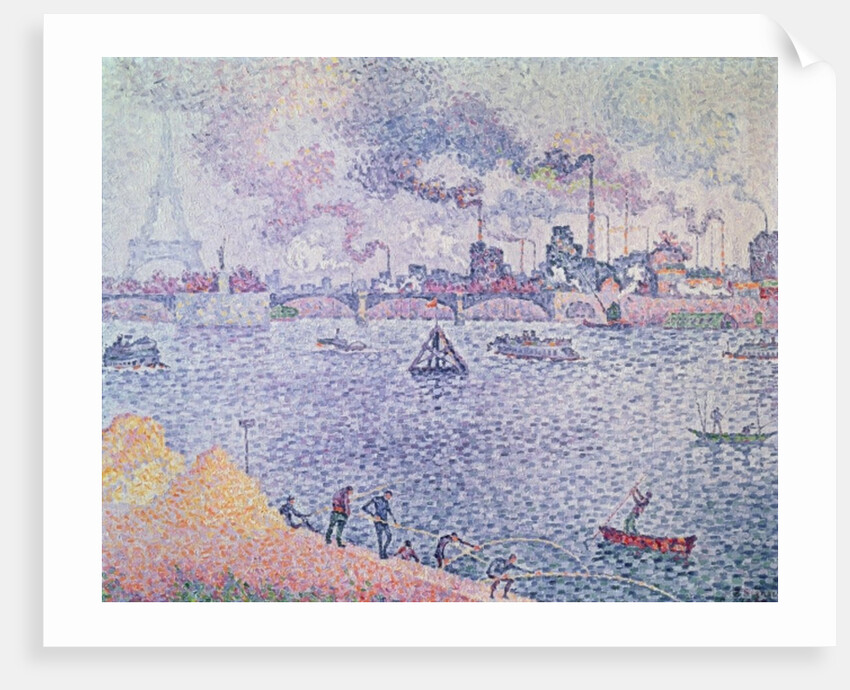 The Seine, Grenelle, 1899 by Paul Signac