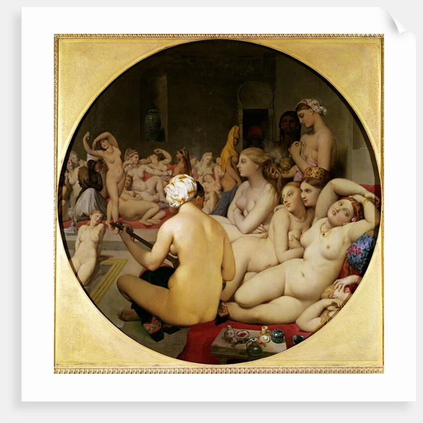 The Turkish Bath, 1863 by Jean Auguste Dominique Ingres