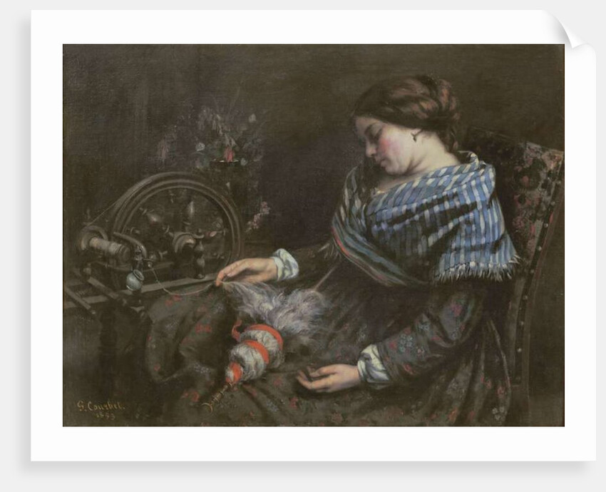 The Sleeping Embroiderer, 1853 by Gustave Courbet