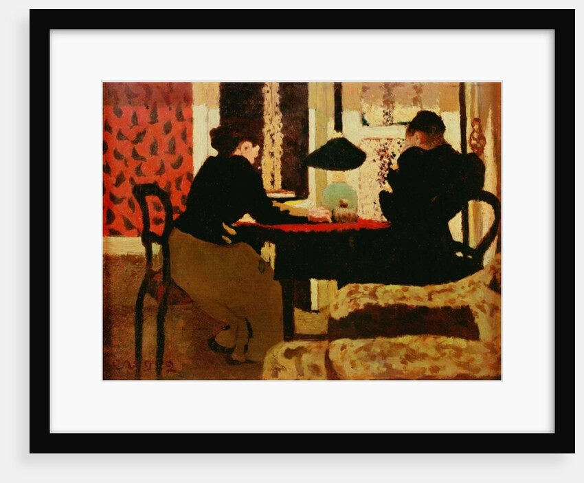 Women by Lamplight, 1892 by Edouard Vuillard