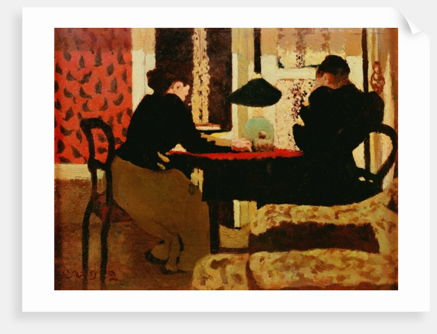 Women by Lamplight, 1892 by Edouard Vuillard