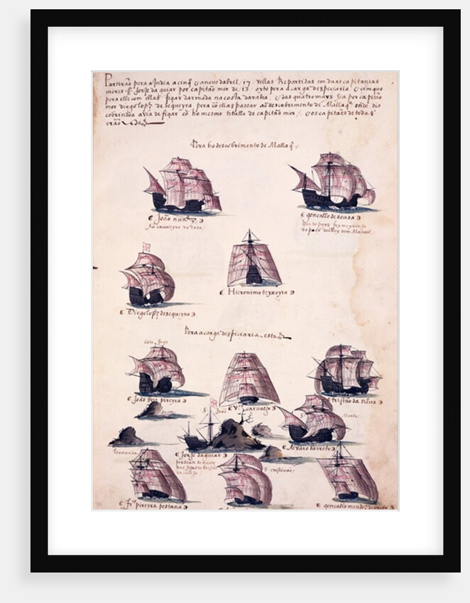 New Expedition to India in 1508 by Portuguese School