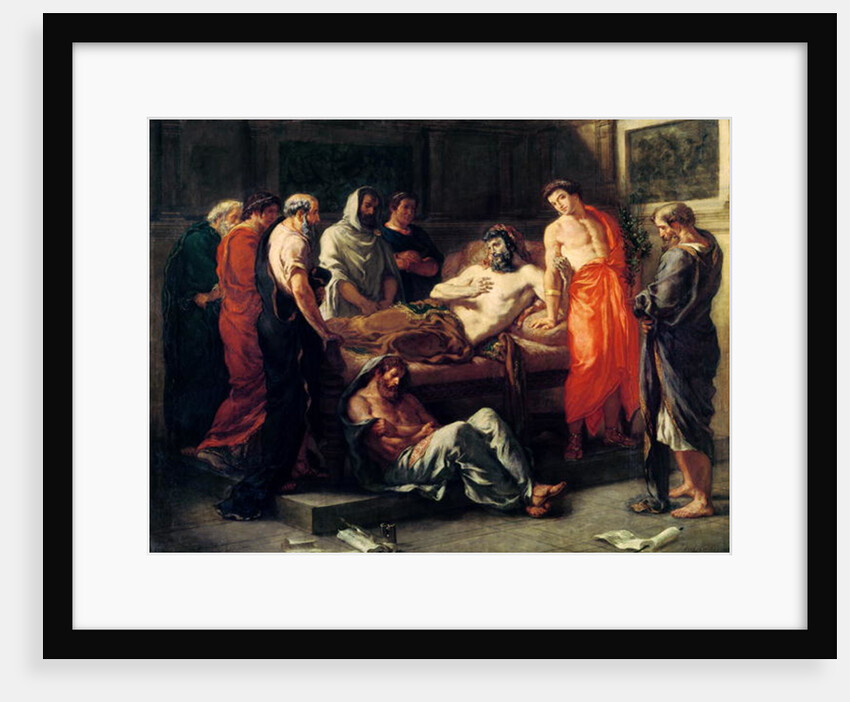 Study for The Death of Marcus Aurelius, before 1844 (oil on canvas by Ferdinand Victor Eugene Delacroix