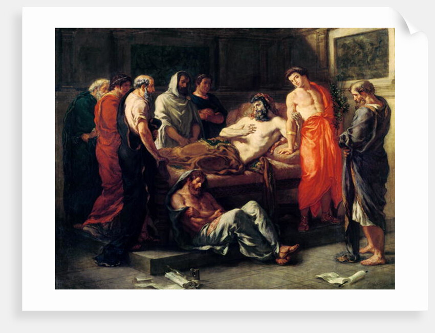 Study for The Death of Marcus Aurelius, before 1844 (oil on canvas by Ferdinand Victor Eugene Delacroix