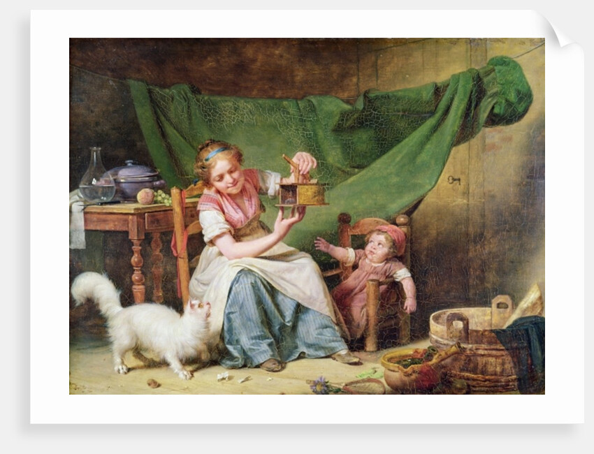 The Woman and the Mouse, c.1798 by Martin Drolling