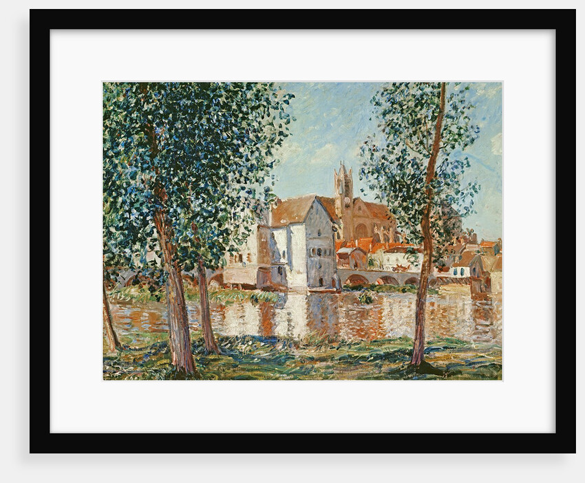 Le Loing à Moret, Septembre Matin by Alfred Sisley