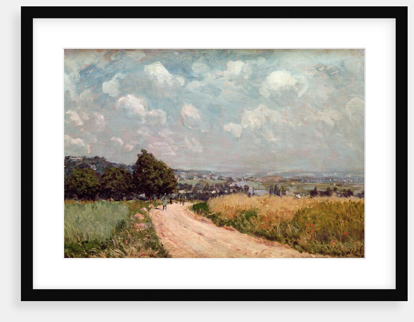 Turning Road or, View of the Seine, 1875 by Alfred Sisley