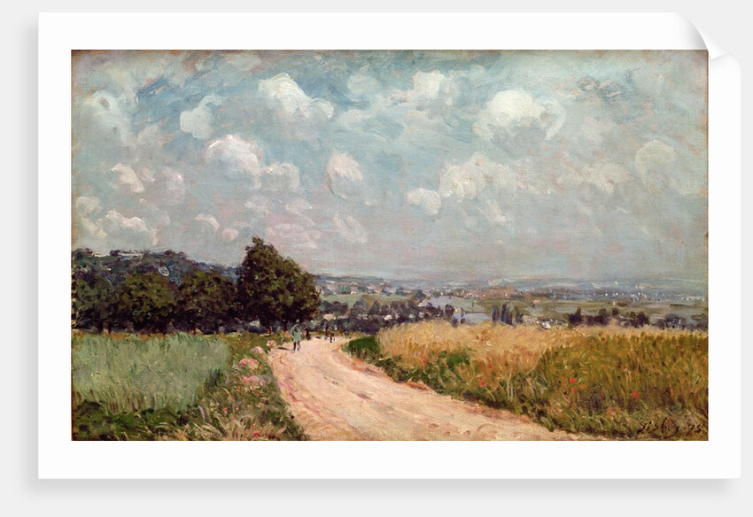 Turning Road or, View of the Seine, 1875 by Alfred Sisley