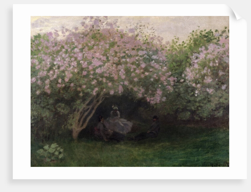 Lilacs, Grey Weather, 1872 by Claude Monet