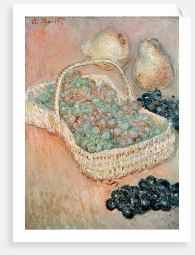 The Basket of Grapes, 1884 by Claude Monet