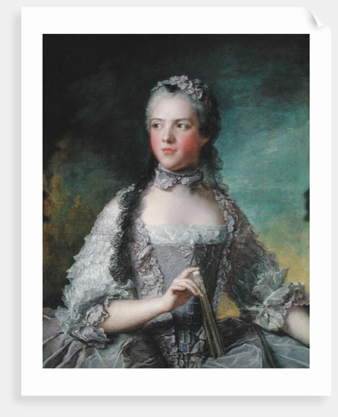 Portrait of Adelaide de France with a Fan, 1749 by Jean-Marc Nattier