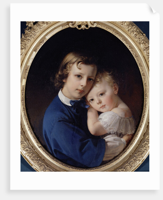 Paul and Rene Dubufe, c.1852 by Claude-Marie Dubufe