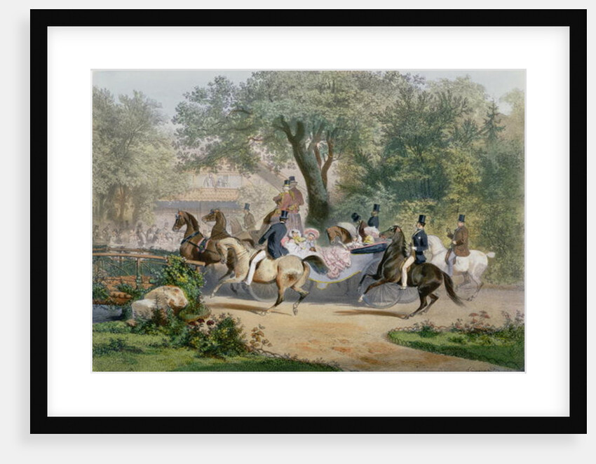Promenade au Bois by Eugene Charles Francois Guerard