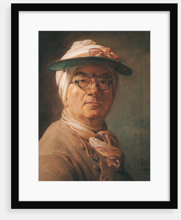 Self Portrait, 1775 by Jean-Baptiste Simeon Chardin