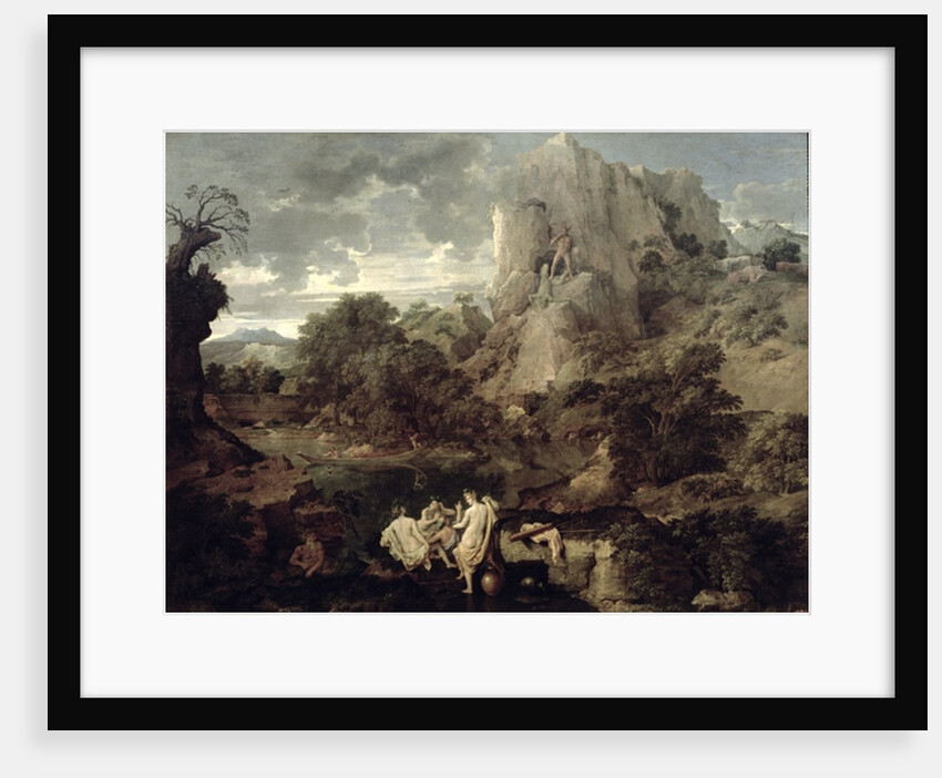 Landscape with Hercules and Cacus, c.1656 by Nicolas Poussin