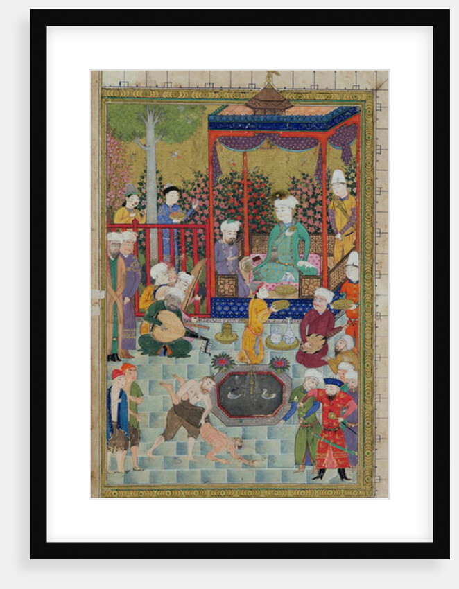 Ms C-822 fol.1v A Princely Reception by Persian School