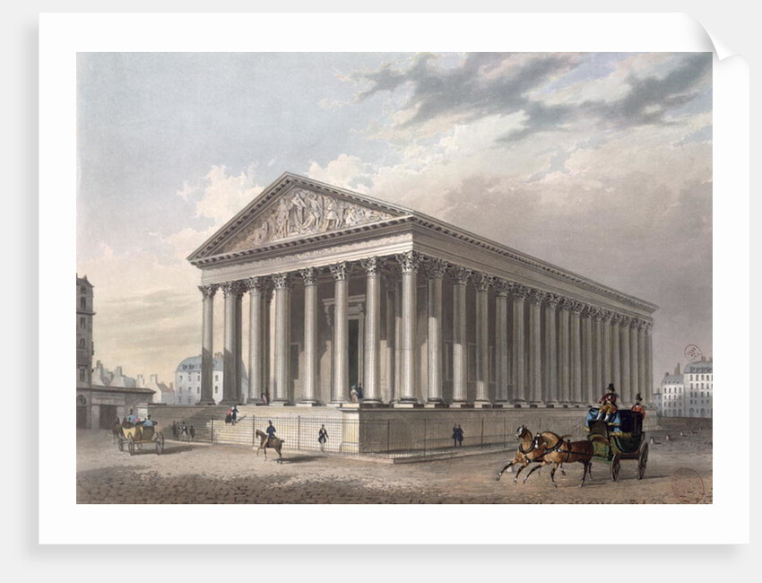 Exterior view of the Madeleine, Paris by Philippe Benoist