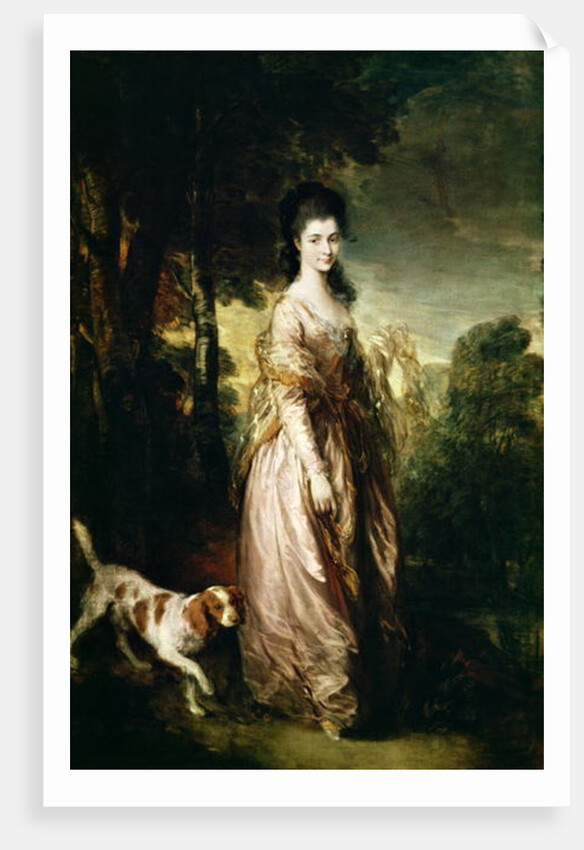 Portrait of Mrs. Lowndes-Stone c.1775 by Thomas Gainsborough