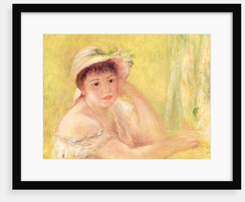 Woman in a Straw Hat, 1879 by Pierre Auguste Renoir
