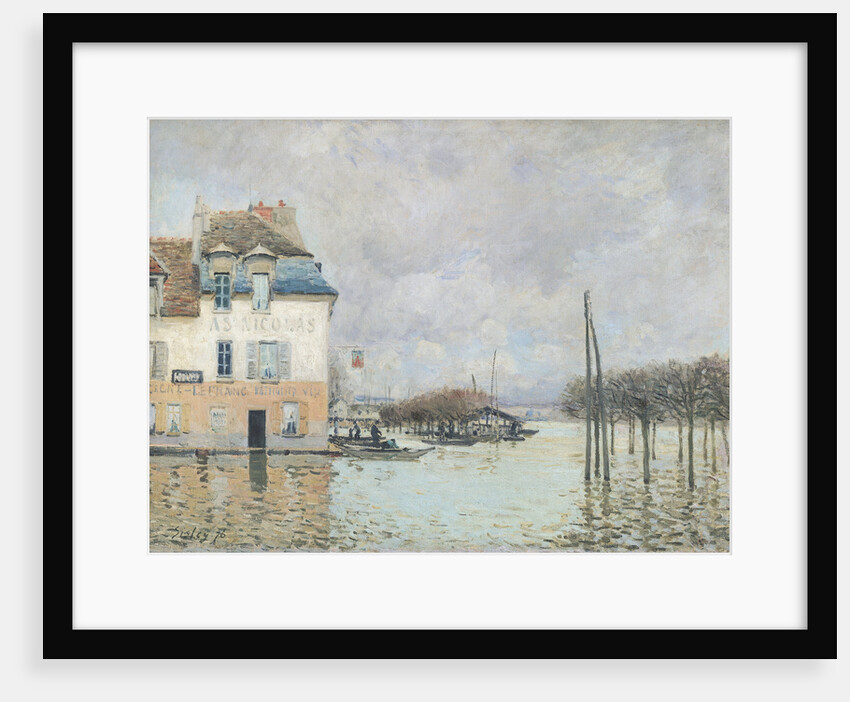 The Flood at Port-Marly, 1876 by Alfred Sisley