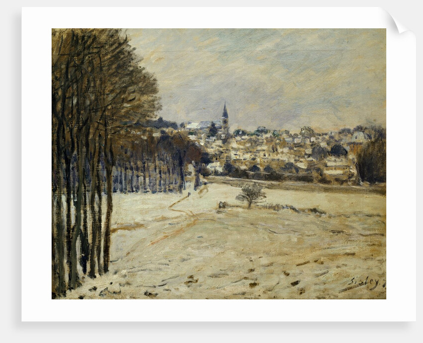 The Snow at Marly-le-Roi, 1875 by Alfred Sisley