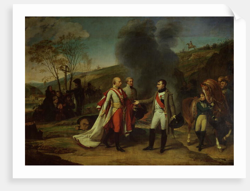 Meeting between Napoleon I and Francis II after the Battle of Austerlitz, 4th December 1805 by Baron Antoine Jean Gros