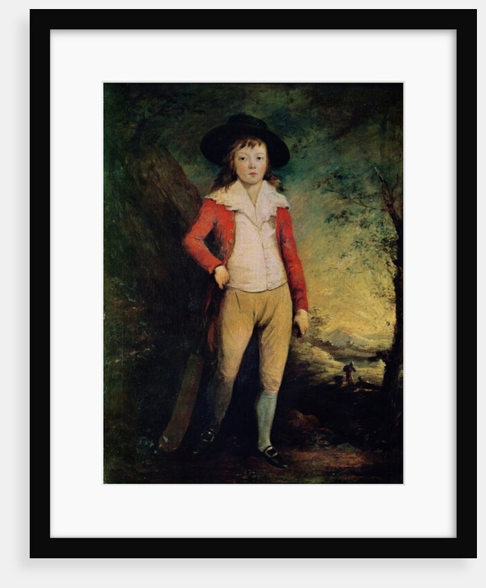 Portrait of William Seward with a Cricket Bat, c.1788-91 by Ozias Humphry