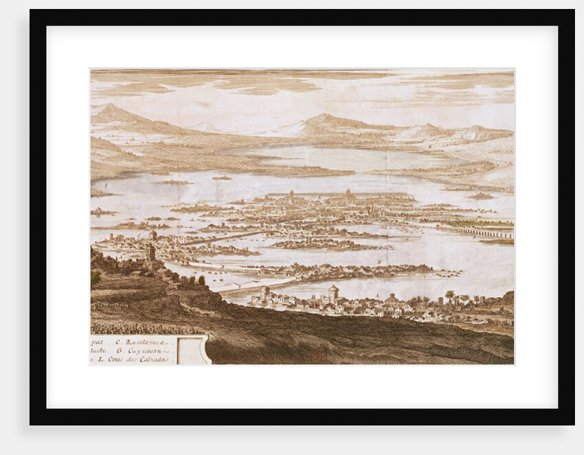 The Town of Mexico by Pierre Antoine Marchais