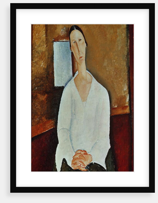 Madame Zborowska with Clasped Hands, c.1917 by Amedeo Modigliani