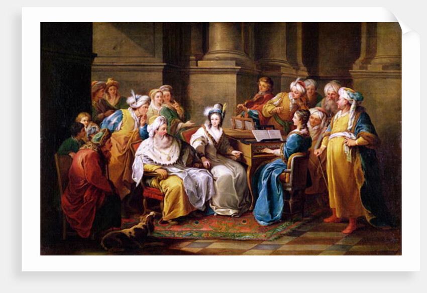 The Grand Turk Giving a Concert for his Mistress by Carle van Loo