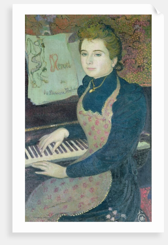 Marthe at the Piano or, Minuet of Princess Maleine, 1891 by Maurice Denis