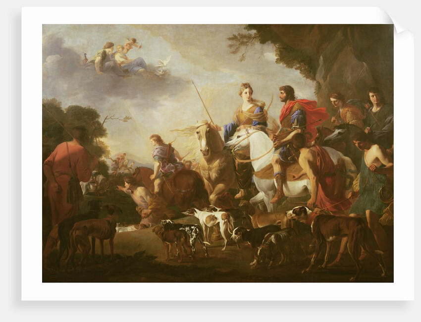Dido and Aeneas Hunting by Jan van Bike Miel