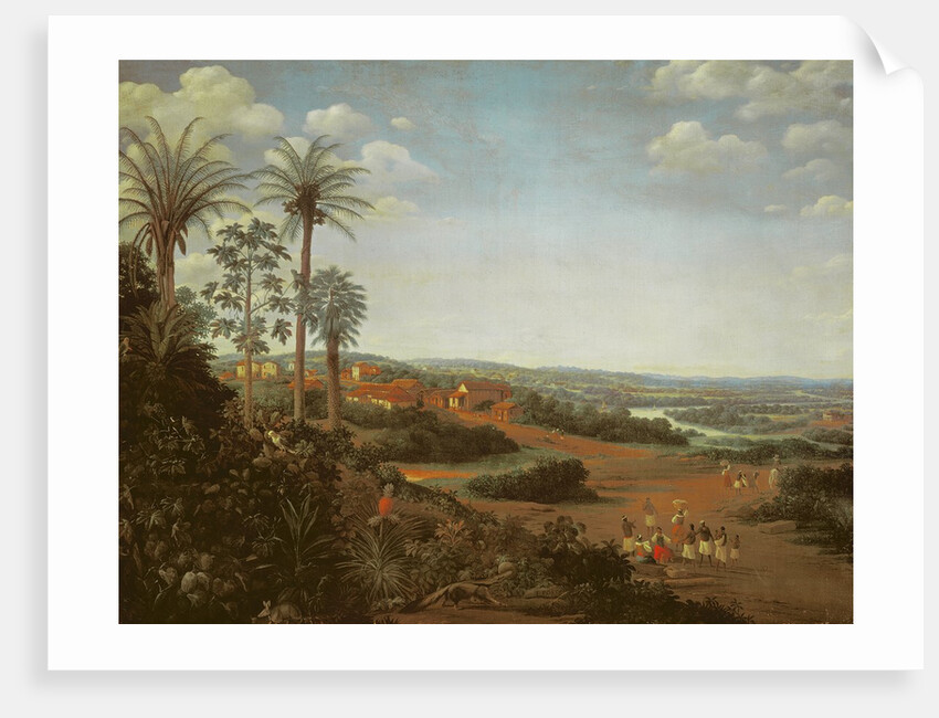 The Village of Serinhaem, Brazil by Frans Jansz Post