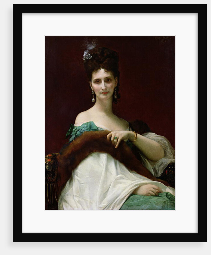 The Countess of Keller, 1873 by Alexandre Cabanel