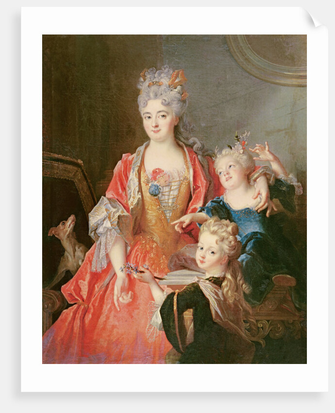 A Woman with Two Children by Nicolas de Largilliere