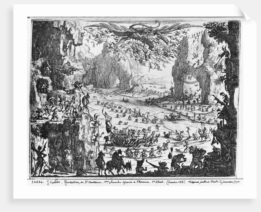 The Temptation of St. Anthony by Jacques Callot