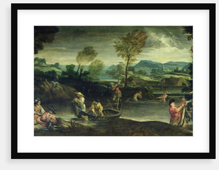 Fishing by Annibale Carracci