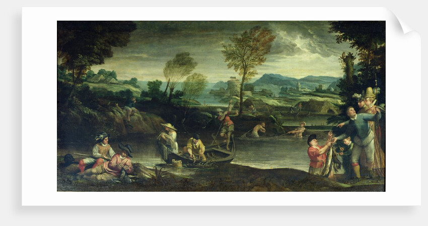 Fishing by Annibale Carracci