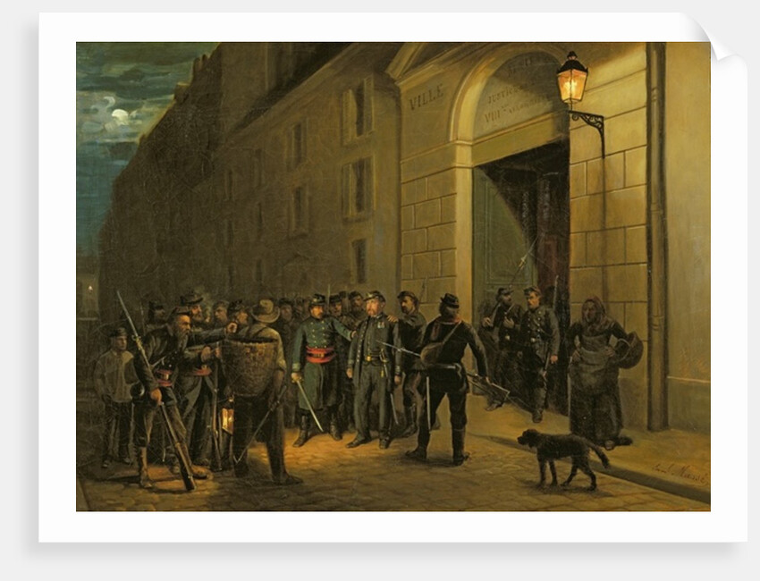 Arrest of the Generals Lecomte and Clement Thomas during the Paris Commune by Emmanuel Masse